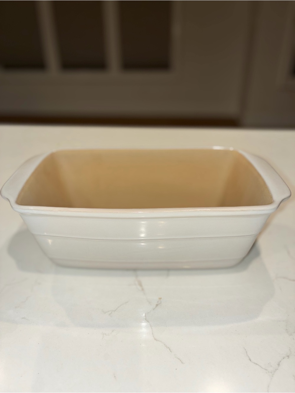NWT Vintage Haeger NaturalStone 9.5" Loaf Pan - Unglazed Stoneware Bakeware